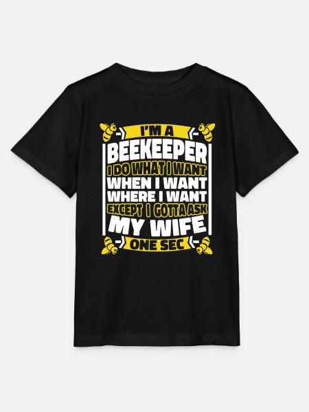 Imker Bienenzüchter - Stanley/Stella Kinder T-Shirt MINI CREATOR - Schwarz