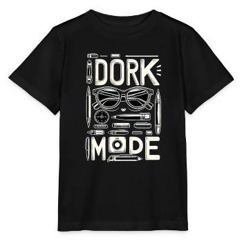Dork Mode 6 - Stanley/Stella MINI CREATOR Kids’ T-Shirt - black - Front - Mikhail (115cm)