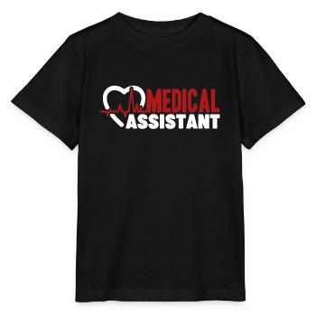Medical Assistant Medical Assistant Heartbeat - Stanley/Stella MINI CREATOR Kids’ T-Shirt - black - Front - Mikhail (115cm)