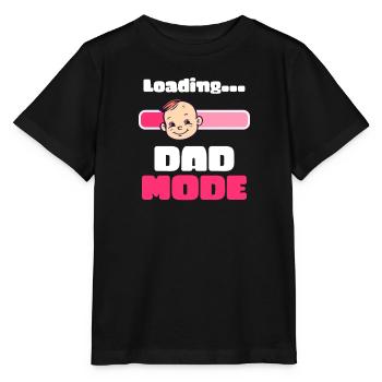 Future Dad Loading Dad Mode - Stanley/Stella MINI CREATOR Kids’ T-Shirt - black - Front - Mikhail (115cm)