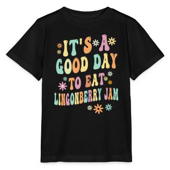 Swedish cranberry jam - Stanley/Stella MINI CREATOR Kids’ T-Shirt - black - Front - Mikhail (115cm)