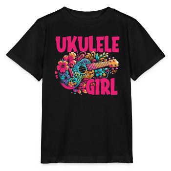 Ukulélé Ukulélé Fille - T-shirt bio MINI CREATOR Stanley/Stella Enfant - noir - Devant - Mikhail (115cm)