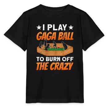 Dodgeball Hexagon Pit Sports Gaga Ball - Stanley/Stella MINI CREATOR Kids’ T-Shirt - black - Front - Mikhail (115cm)