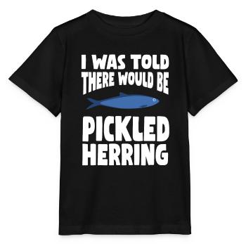 Eingelegter Hering Design - Stanley/Stella Kinder T-Shirt MINI CREATOR  - Schwarz - Vorne - Mikhail (115cm)