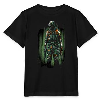 Horrorfilm-fan Zombie-horror Klassischer - Stanley/Stella Kinder T-Shirt MINI CREATOR  - Schwarz - Vorne - Mikhail (115cm)