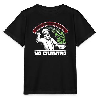 Cilantro Hater Hate Cilantro Soap Taste - Stanley/Stella Kinder T-Shirt MINI CREATOR  - Schwarz - Vorne - Mikhail (115cm)