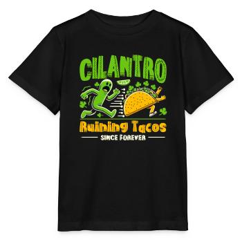 Cilantro Hater Hate Cilantro Soap Taste - Stanley/Stella Kinder T-Shirt MINI CREATOR  - Schwarz - Vorne - Mikhail (115cm)