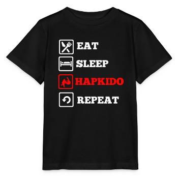 Hapkido-Kampfkunst-Geschenk - Stanley/Stella Kinder T-Shirt MINI CREATOR  - Schwarz - Vorne - Mikhail (115cm)