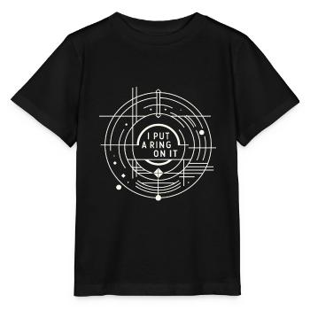 I Put A Ring On It 5 - Stanley/Stella Kinder T-Shirt MINI CREATOR  - Schwarz - Vorne - Mikhail (115cm)