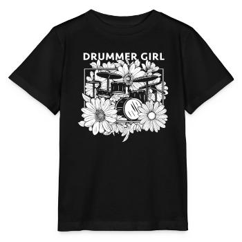 Batterie Batteur Batteur Batteur Fille - T-shirt bio MINI CREATOR Stanley/Stella Enfant - noir - Devant - Mikhail (115cm)