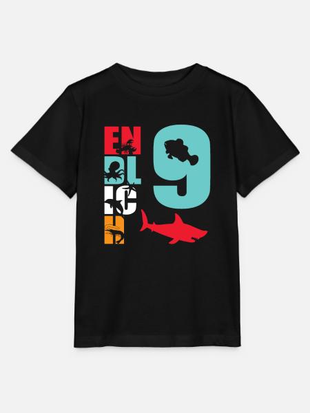 Endlich 9 Hai - Stanley/Stella Kinder T-Shirt MINI CREATOR - Schwarz
