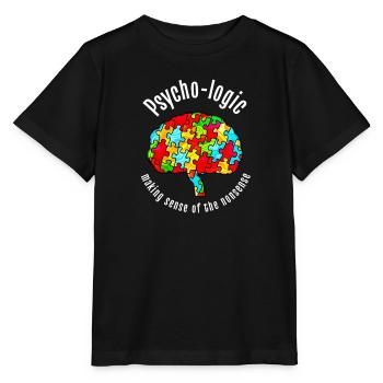 Psychologe Psychologische Vernunft aus Unsinn machen - Stanley/Stella Kinder T-Shirt MINI CREATOR  - Schwarz - Vorne - Mikhail (115cm)