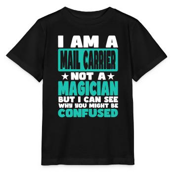 Mail Carrier - Stanley/Stella MINI CREATOR Kids’ T-Shirt - black - Front - Mikhail (115cm)