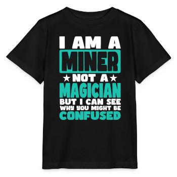 Mineur - T-shirt bio MINI CREATOR Stanley/Stella Enfant - noir - Devant - Mikhail (115cm)