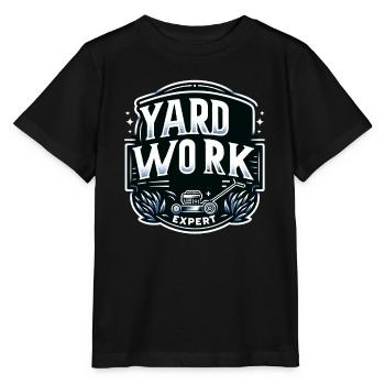 Yard Work Expert 13 - Stanley/Stella MINI CREATOR Kids’ T-Shirt - black - Front - Mikhail (115cm)