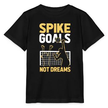 Volley-ball Score d’un joueur de volley-ball - T-shirt bio MINI CREATOR Stanley/Stella Enfant - noir - Devant - Mikhail (115cm)