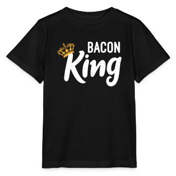 Funny Bacon Gifts - Stanley/Stella MINI CREATOR Kids’ T-Shirt - black - Front - Mikhail (115cm)