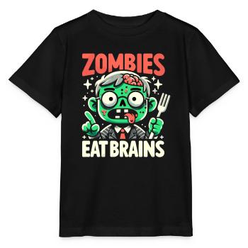 Horrorfilm-fan Zombie-horror Klassischer - Stanley/Stella Kinder T-Shirt MINI CREATOR  - Schwarz - Vorne - Mikhail (115cm)