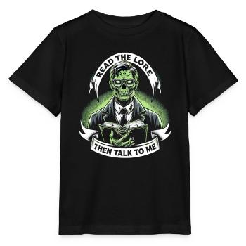 Horrorfilm-fan Zombie-horror Klassischer - Stanley/Stella Kinder T-Shirt MINI CREATOR  - Schwarz - Vorne - Mikhail (115cm)