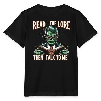 Horrorfilm-fan Zombie-horror Klassischer - Stanley/Stella Kinder T-Shirt MINI CREATOR  - Schwarz - Vorne - Mikhail (115cm)