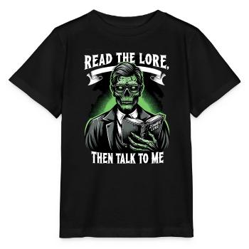 Horrorfilm-fan Zombie-horror Klassischer - Stanley/Stella Kinder T-Shirt MINI CREATOR  - Schwarz - Vorne - Mikhail (115cm)