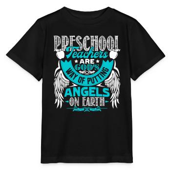 Preschool Teacher Preschool Teachers Angels - Stanley/Stella MINI CREATOR Kids’ T-Shirt - black - Front - Mikhail (115cm)