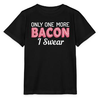 Funny Bacon Gifts - Stanley/Stella MINI CREATOR Kids’ T-Shirt - black - Front - Mikhail (115cm)