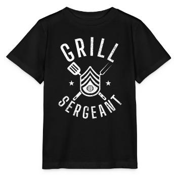 Grillades Barbecue Grillades - T-shirt bio MINI CREATOR Stanley/Stella Enfant - noir - Devant - Mikhail (115cm)