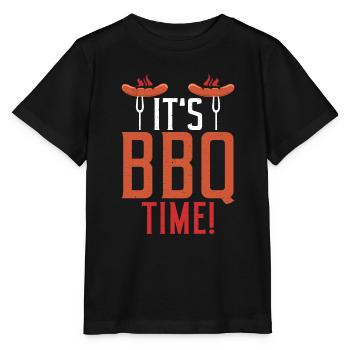 Grillades Barbecue Grillades - T-shirt bio MINI CREATOR Stanley/Stella Enfant - noir - Devant - Mikhail (115cm)