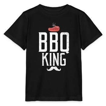 Grillades Barbecue Grillades - T-shirt bio MINI CREATOR Stanley/Stella Enfant - noir - Devant - Mikhail (115cm)
