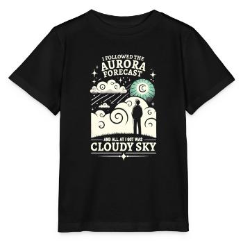 Polarlicht-aurora-verfolger Alaska Wilderness - Stanley/Stella Kinder T-Shirt MINI CREATOR  - Schwarz - Vorne - Mikhail (115cm)