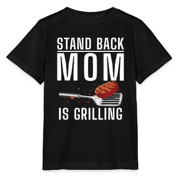 Grillades Barbecue Grillades - T-shirt bio MINI CREATOR Stanley/Stella Enfant - noir - Devant - Mikhail (115cm)
