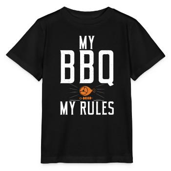 Grillades Barbecue Grillades - T-shirt bio MINI CREATOR Stanley/Stella Enfant - noir - Devant - Mikhail (115cm)