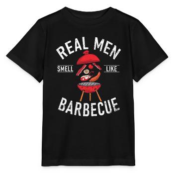 Grillades Barbecue Grillades - T-shirt bio MINI CREATOR Stanley/Stella Enfant - noir - Devant - Mikhail (115cm)