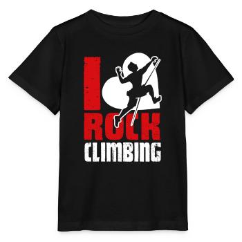 Rock Climbing I Love Rock Climbing - Stanley/Stella MINI CREATOR Kids’ T-Shirt - black - Front - Mikhail (115cm)