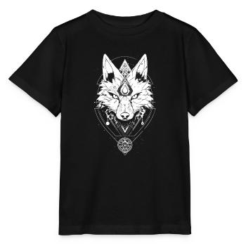 Wolf - Stanley/Stella MINI CREATOR Kids’ T-Shirt - black - Front - Mikhail (115cm)