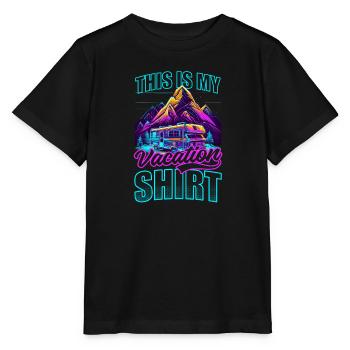 Sommerurlaub Das ist Urlaubsoutfit - Stanley/Stella Kinder T-Shirt MINI CREATOR  - Schwarz - Vorne - Mikhail (115cm)