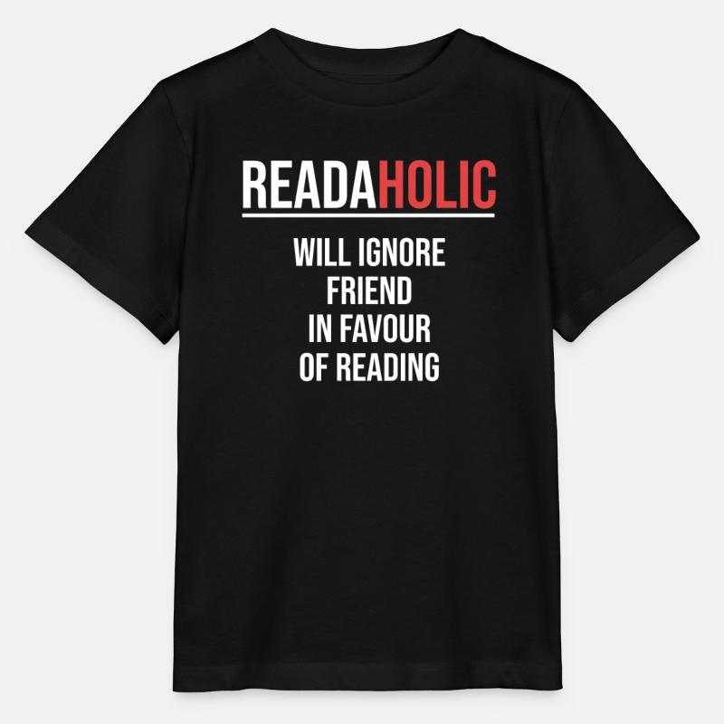 Readaholic Wird Seinen Freund Zugunsten Des - Stanley/Stella Kinder T-Shirt MINI CREATOR  - Schwarz