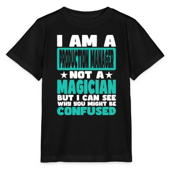 Production Manager - Stanley/Stella MINI CREATOR Kids’ T-Shirt - black - Front - Mikhail (115cm)