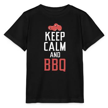 Grillades Barbecue Grillades - T-shirt bio MINI CREATOR Stanley/Stella Enfant - noir - Devant - Mikhail (115cm)
