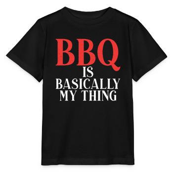 Grillades Barbecue Grillades - T-shirt bio MINI CREATOR Stanley/Stella Enfant - noir - Devant - Mikhail (115cm)