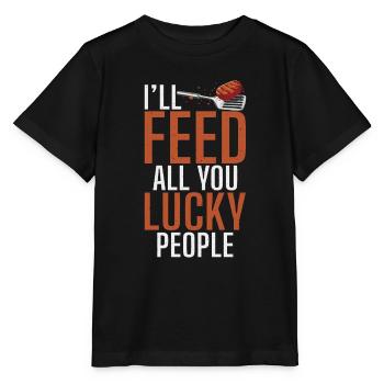 Grillades Barbecue Grillades - T-shirt bio MINI CREATOR Stanley/Stella Enfant - noir - Devant - Mikhail (115cm)