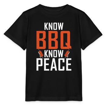 Grillades Barbecue Grillades - T-shirt bio MINI CREATOR Stanley/Stella Enfant - noir - Devant - Mikhail (115cm)
