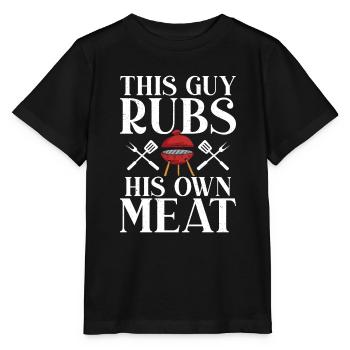 Grillades Barbecue Grillades - T-shirt bio MINI CREATOR Stanley/Stella Enfant - noir - Devant - Mikhail (115cm)