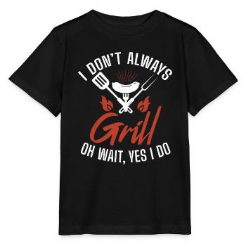 Grillades Barbecue Grillades - T-shirt bio MINI CREATOR Stanley/Stella Enfant - noir - Devant - Mikhail (115cm)