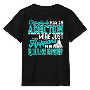 Roller Derby Roller Derby Addiction - Stanley/Stella MINI CREATOR Kids’ T-Shirt - black - Front - Mikhail (115cm)