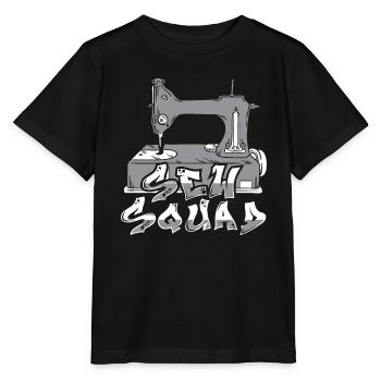 Machine à coudre Machine à coudre - T-shirt bio MINI CREATOR Stanley/Stella Enfant - noir - Devant - Mikhail (115cm)
