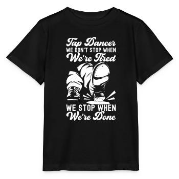 Tap Dance Tap Dancer - Stanley/Stella MINI CREATOR Kids’ T-Shirt - black - Front - Mikhail (115cm)