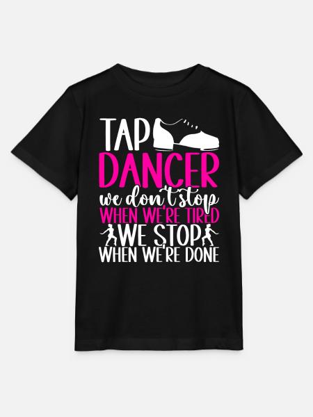 Stepptanz Stepptänzer - Stanley/Stella Kinder T-Shirt MINI CREATOR - Schwarz