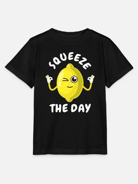 Squeeze The Day - Stanley/Stella Kinder T-Shirt MINI CREATOR  - Schwarz